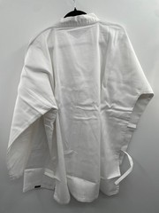 Century Karate Student Uniform Gi Adult XL 6 White Open Front Drawstring Waist