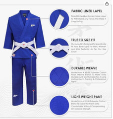 Starpro Durable Single Weave Judo 350 Grams Judo Uniform for Kids Size 120