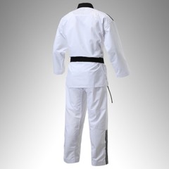 Adidas Official Taekowndo New 3 Line Fighter Uniform Dobok Gi Kukkiwon Approved
