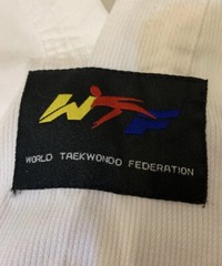World Taekwondo Federation Size 5 190 cm WTF Uniform Shirt Official