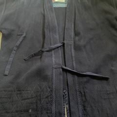 Japanese Kendo Gi Jacket Uniform No 3 Cotton Navy Blue Martial Arts Wear