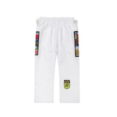 Albino And Preto Fundamental BJJ Gi | Jiu-Jitsu 350/450 GSM Kimono in All Sizes