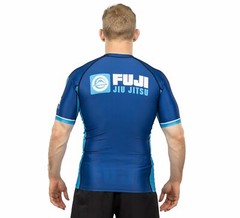 Fuji MMA BJJ Jiu Jitsu ShortSleeve Short Sleeve LS Rashguard – Blue
