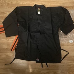 Gladiator ProForce Black Judo Uniform With Orange Belt Size 4 Gracie Merchandise