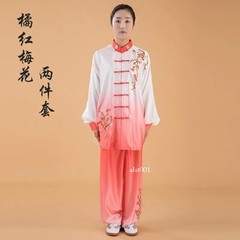 Women Silk Satin Chinese Tai Chi Suit Female Kung Fu Wushu Martial Arts Uniform