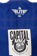 Elite Sports Gi Blue BJJ Ju Jitsu MMA Indoors Embrace The Pain Size C0 Youth