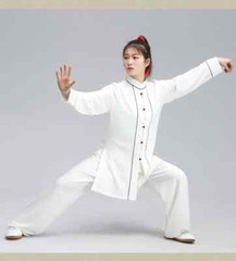 Tai Chi Clothes Wushu Kung Fu Dress Martial Art Uniform Long Sleeves Breathable
