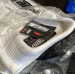 Tatami Fightwear BJJ Gi Nova Minimo 2.0 White Size A1 Pants & White Belt NOS