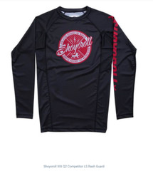 Shoyoroll Rashguard Comp XIX Q2 Long sleeve; Size XL No-gi BJJ