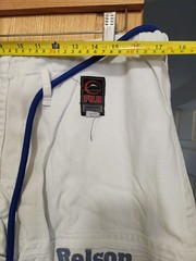 Fuji Relson Gracie Jiu-Jitsu Academy Gi A2 White BJJ Kimono Shark Team Patches