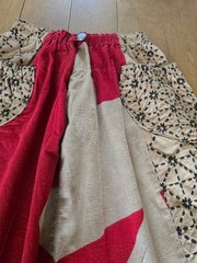 Repurposed Vintage Fabric: Handmade Judo Uniform And Banner, Persimmon-Dyed