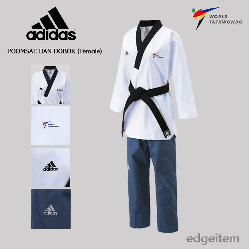 Adidas Poomsae WT Dan Uniform (Female) Taekwondo Dobok TKD Tae Kwon Do