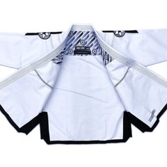 KNOXX Jiu Jitsu „RWTB Ultra” White/Black Gi Uniform Mens Adult Size A3