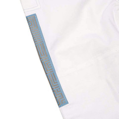 Albino and Preto Batch #7 Grey Skies White JIU JITSU GI PREMIUM Quality