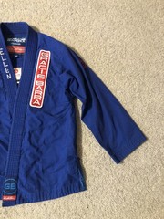 Gracie Barra Equipe GB Jiu Jitsu Kimono Top Youth Y5 Blue Marital Arts MMA