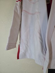 Gracie Barra Storm Kimono Jacket Only Adult Size A0 White MMA Jiu Jitsu BJJ GUC