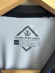 JJWL Jiu Jitsu Rash Guard Youth KXL Black Long Sleeve World League MMA BJJ