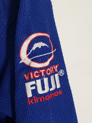 Fuji Kimono Victory Karate Martial Arts Blue Size A3 Top Only