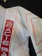 Gracie Barra Storm Kimono Jacket Only Adult Size A0 White MMA Jiu Jitsu BJJ GUC