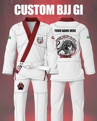 Custom BJJ Gi Pearl Weave 450 GSM + 10oz Ripstop Pants | Personalized Jiu Jitsu