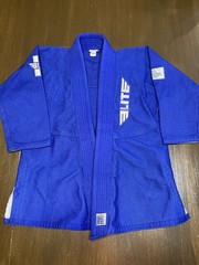 ELITE SPORTS Youth C00 Blue Brazilian Jiu Jitsu Martial Arts GI Uniform Top