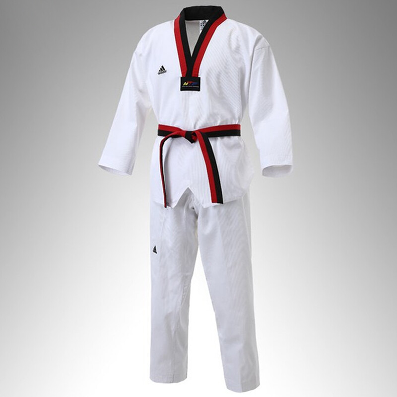 Adidas Original Taekwondo Dobok Uniform Kukkiwon WTF KTA Approved Kid Adult Gi