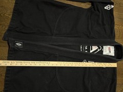 Maeda Red Label A2 Core Academy BJJ Kimono Jacket Top Black Brazilian Jiu-Jitsu