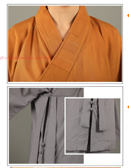 Unisex Buddhist Zen Clothing Shaolin Monk Kung Fu Martial Arts Wushu Uniforms