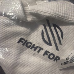 Sanabul Set Size A4 Top &Bottom Logo White Fight Jiu Jitsu Martial Arts. No Belt