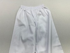 Unisex Karate Gi Wrap Jacket Pants Uniform Martial Arts Size 3 White