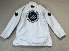 One Jiu Jitsu Kingz Brazilian Kimono White Size M1 Top Only See Pics