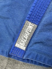 Breakpoint Gi Coat Jacket Adult A2 Blue BJJ Cotton Tucson Brazilian Jiu-Jitsu