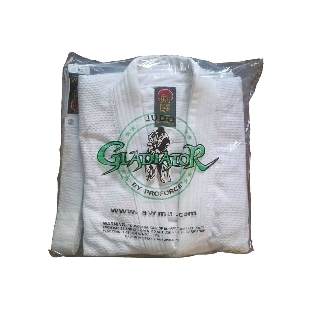 Sz 4 ProForce Gladiator Judo Uniform Set with Traditional Drawstring