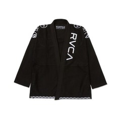 Black RVCA X SHOYOROLL BRAZILIAN JIU JITSU GI UNIFORM 450 gsm Roots with bag