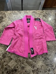 Vector Sports Brazilian Jiu Jitsu Gi Top Size K3 Gear Up Attila Series Pink Kids