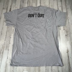 Vintage TKD Taekwondo Shirt 2005 CHAMPIONS DONT QUIT Size Large