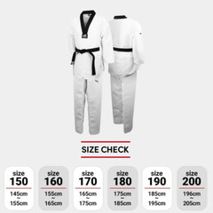 PUMA Taekwondo Uniform Dobok + Belt Set For men, women, kids Korea TKD