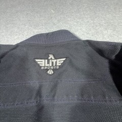 Elite Sports BJJ Gi Top Black Purple Trim Youth C2 Jiu Jitsu