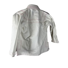 Hawk Jiu Jitsu BJJ Gi Jacket White Pink Contrast Stitching Youth Kids Size K0