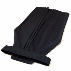 Japanese Hakama with Hook and Loop Fastener – Budo – Aikido – Kendo (Black)