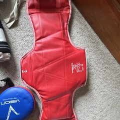 Vision Revolution Taekwondo Uniform & Protective Gear Set Size 2
