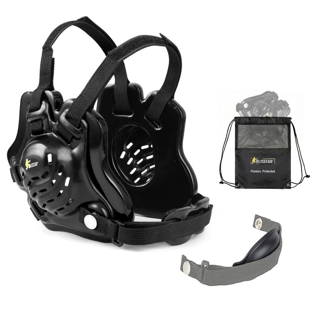 Wrestling Headgear BJJ Ear Guard for Youth & Adult – 2-in-1 Interchangeable C…
