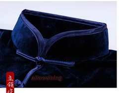 Fall Winter Unisex Tai chi Uniforms Korean velvet Kung fu Martial arts Suit Warm