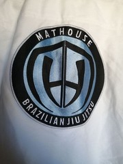 Mathouse Heritage BJJ Gi White Size A2L Brazilian Jiu Jitsu Kimono Long