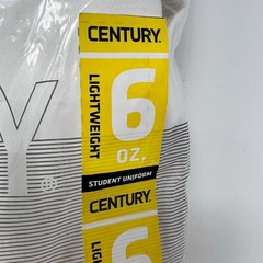 New Century White 6oz Lightweight Martial Arts Uniform Gi Size 6 Adult Small