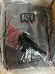 New Kung Fu Uniform Tai Chi Uniform-Black w/ Black Knot Cord Frogs by Bold Look