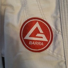 Gracie Barra Adidas White Kimono Youth Size Y3 Jiu Jitsu Equipe Gi