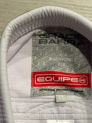 Gracie Barra Equipe GB1 Pro BJJ Gi White A3 Competition Legal Jiu Jitsu Kimono