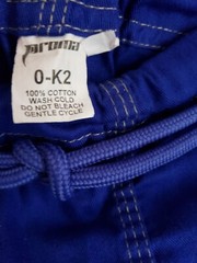 Triple Threat Jiu Jitsu Jacket and Pants K2 Blue YOUTH Performance Gear Proma