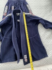 Tatami Fightwear Nova BJJ Boys Blue Gi Brazilian Jiu Jitsu Kimono Pants Set M3